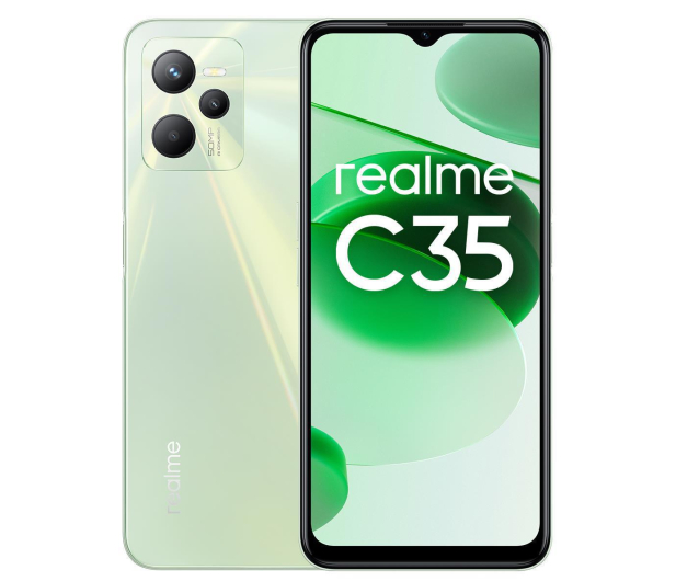 realme C35 4+128GB Glowing Green - 732483 - zdjęcie